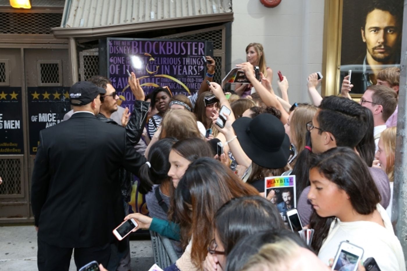 Photo Coverage: James Franco Greets Fans at OF MICE AND MEN Stage Door  Image