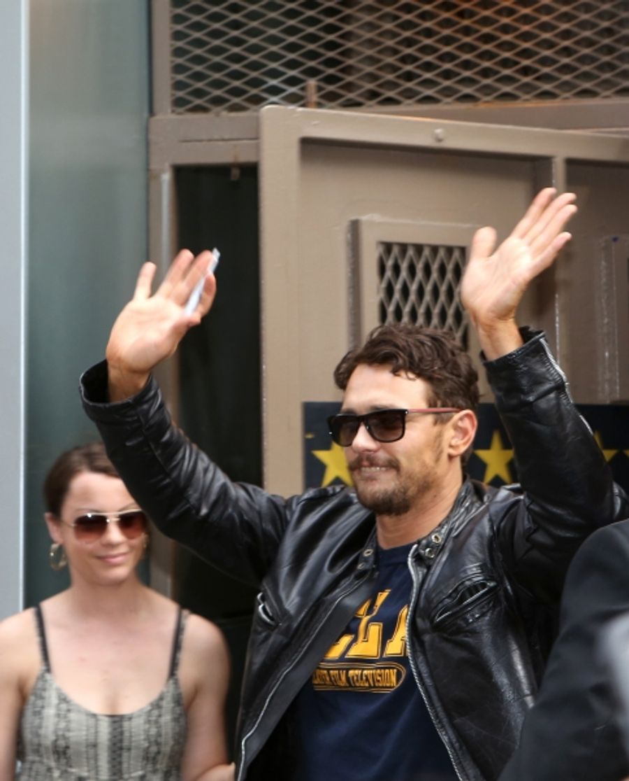 Photo Coverage: James Franco Greets Fans at OF MICE AND MEN Stage Door Image