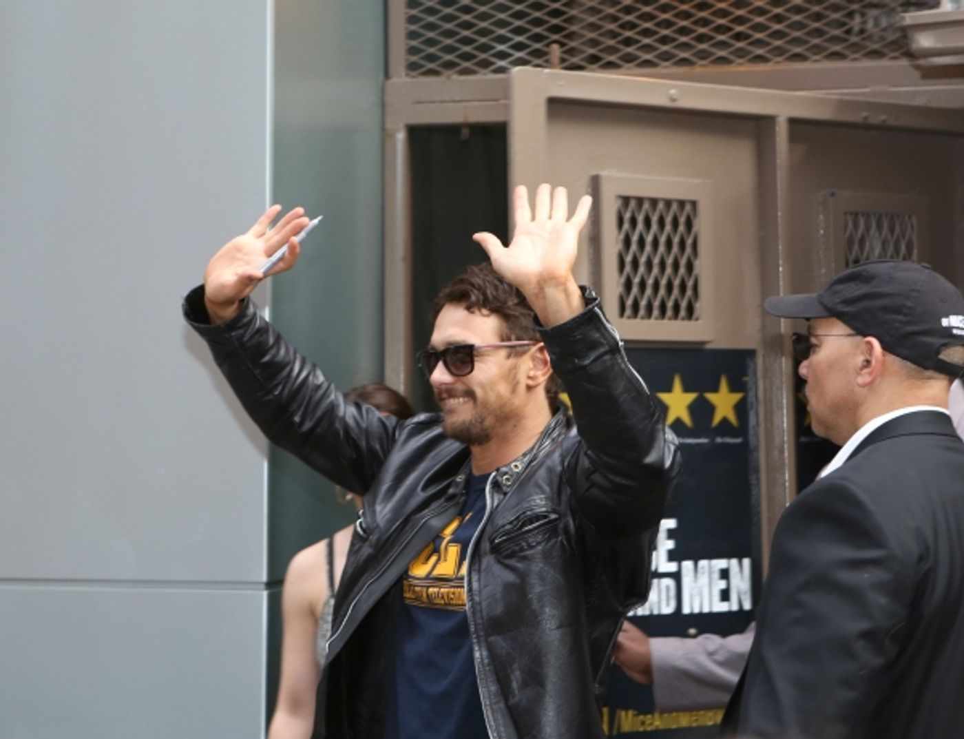 Photo Coverage: James Franco Greets Fans at OF MICE AND MEN Stage Door  Image