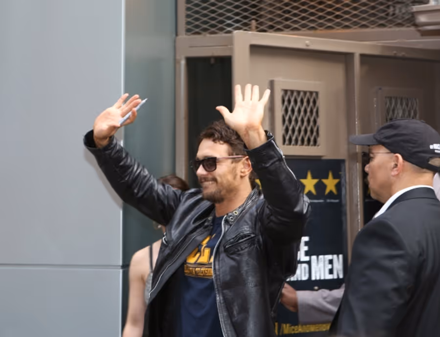 Photo Coverage: James Franco Greets Fans at OF MICE AND MEN Stage Door Image