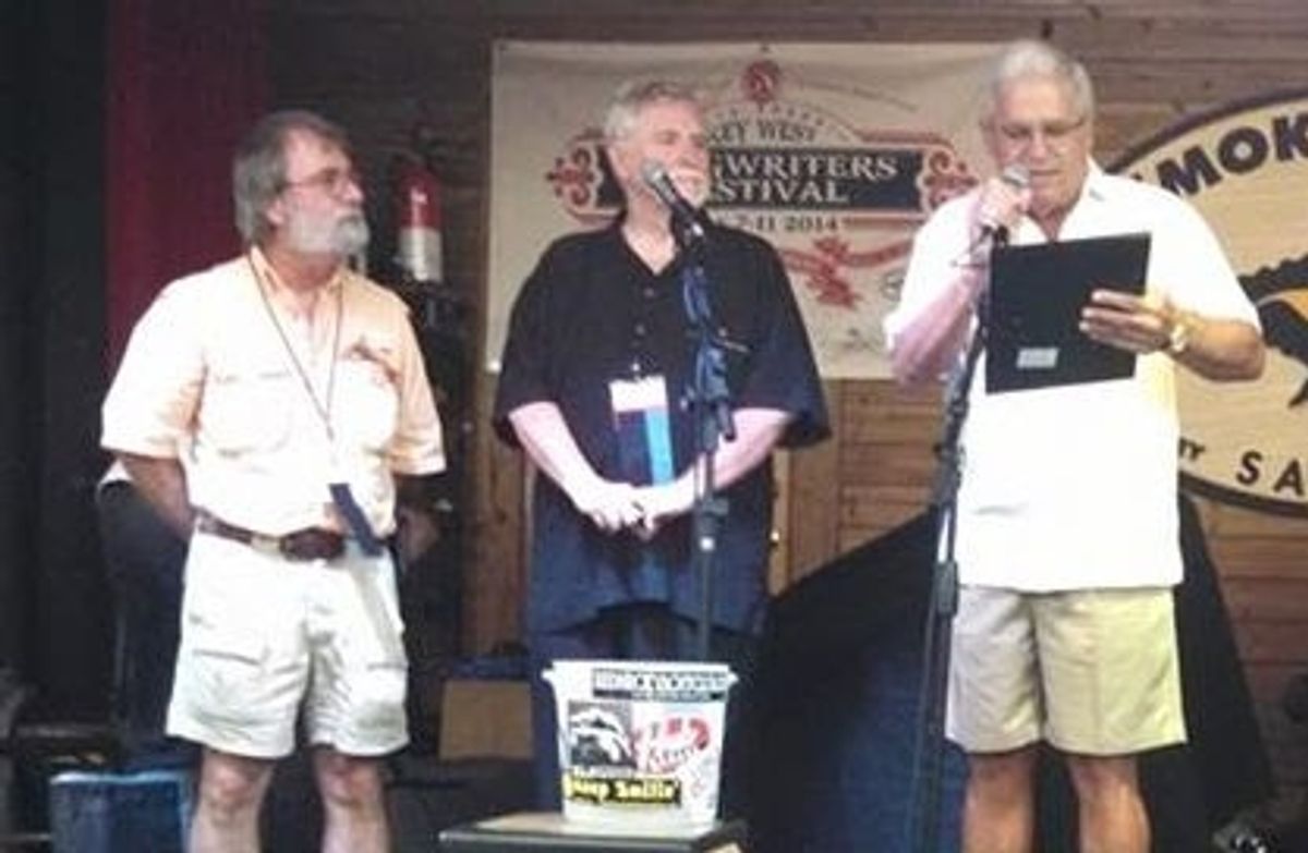 Key West mayor Craig Cates at First Look at the Inaugural Mystery Writers Key West Fest