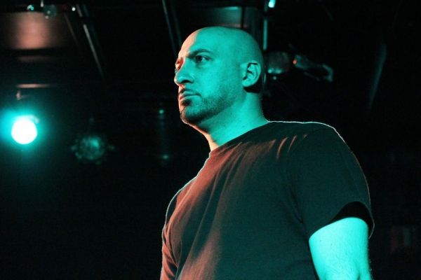 Sound check for The Bullpen Writer and Performer Joe Assadourian. Joseph Assadourian  Photo