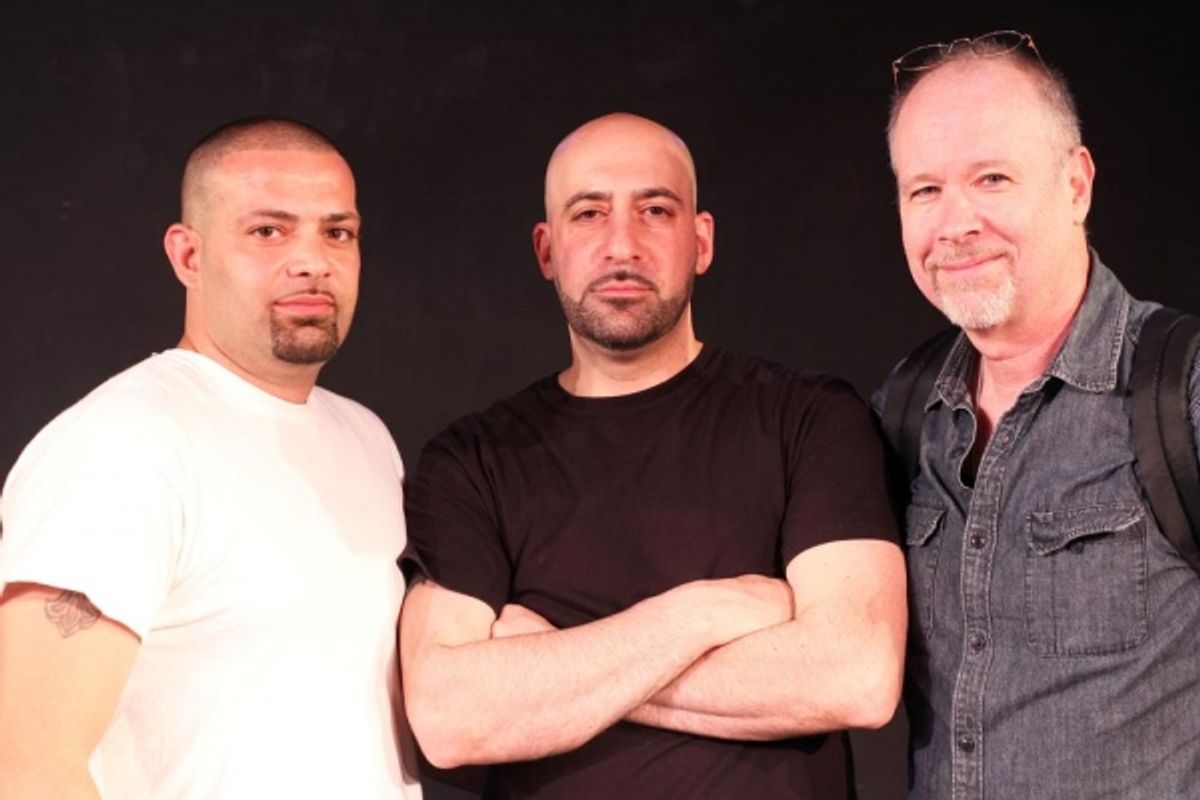 A family affair. David Assadourian (left) joins his brother Joe Assadourian (center) and Director Richard Hoehler (right) for this special weekend.  at 