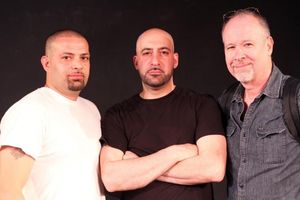 A family affair. David Assadourian (left) joins his brother Joe Assadourian (center) and Director Richard Hoehler (right) for this special weekend. @ BroadwayWorld A family affair. David Assadourian (left) joins his brother Joe Assadourian (center) Photo