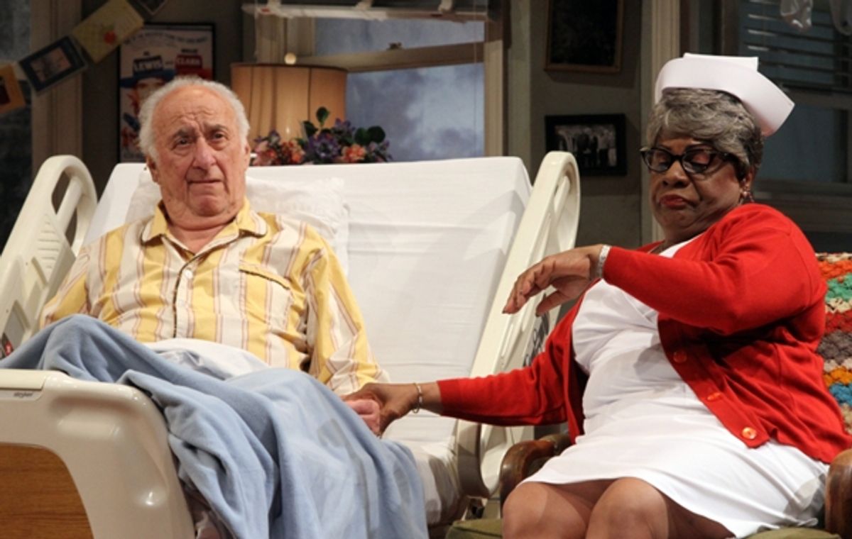 Jerry Adler (Willie Clark) and Tina Fabrique (Mrs. OÃ¢â‚¬â„¢Neill)  at 