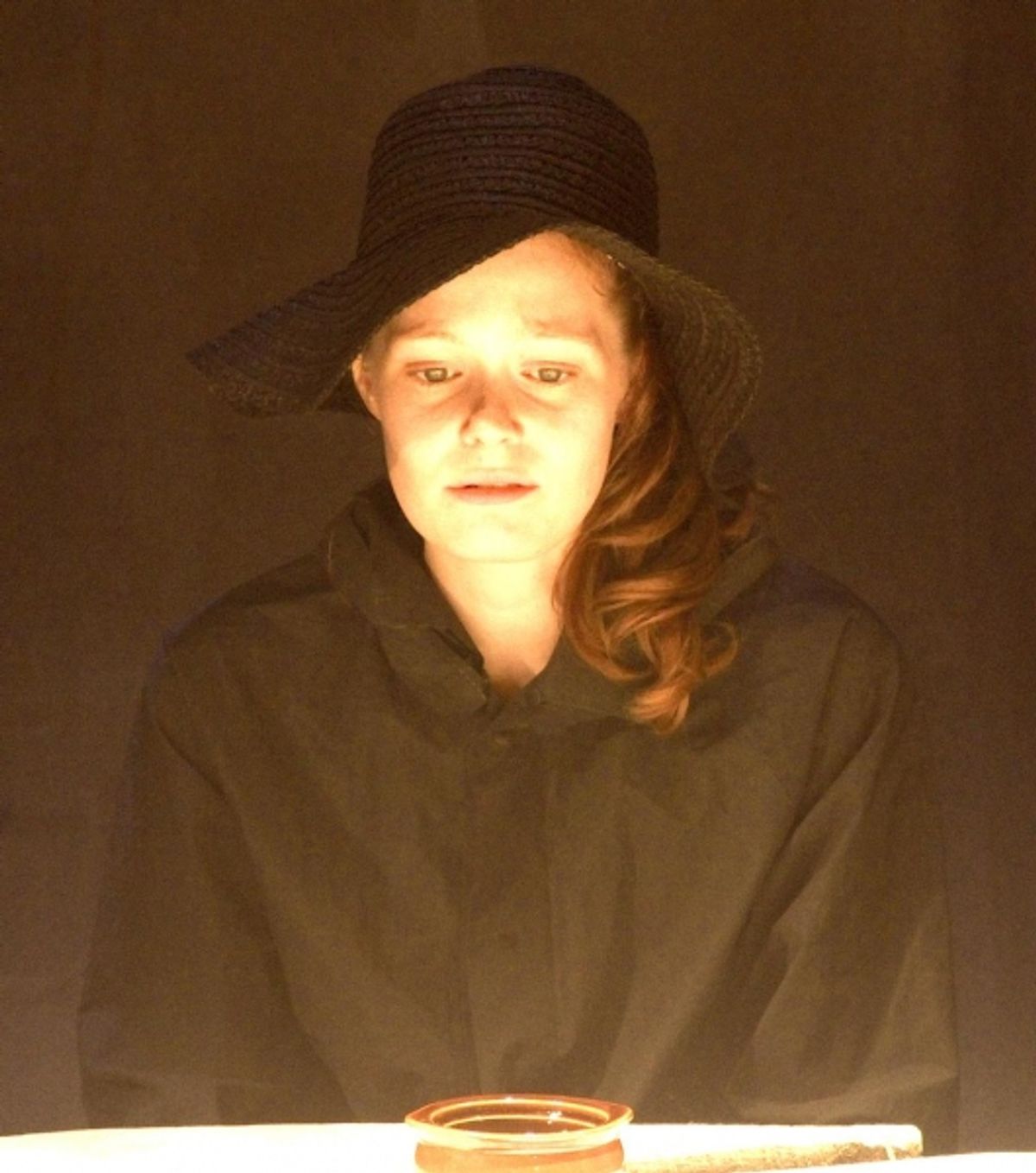 Catherine Brookman in THE UPPER ROOM. Photo by Jeremy Bloom. at 