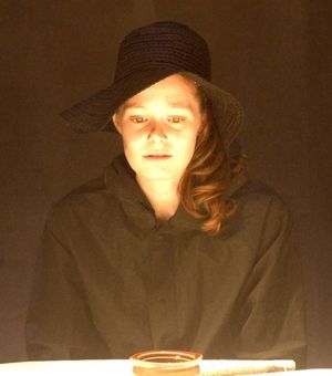 Catherine Brookman in THE UPPER ROOM. Photo by Jeremy Bloom. Photo