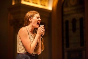 Joyce Miller in THE UPPER ROOM. Photo by Jeremy Bloom. @ BroadwayWorld Joyce Miller in THE UPPER ROOM. Photo by Jeremy Bloom. Photo