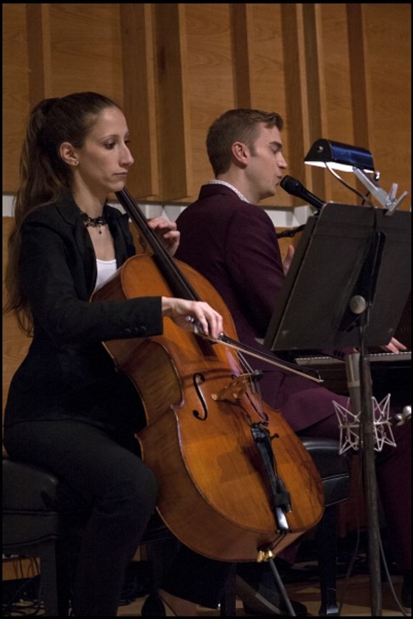 Cellist Allison Seidner with Spencer Day Photo