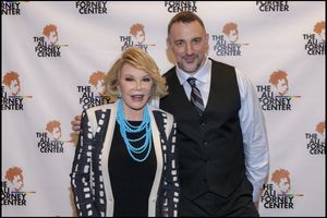 Joan Rivers and Ali Forney Center Founder Carl Siciliano Photo
