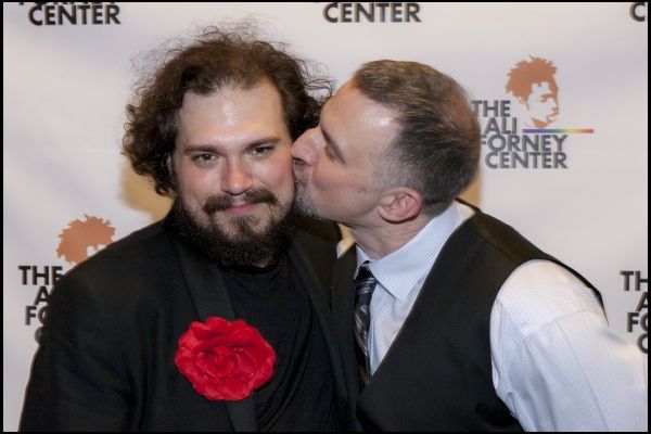 Justin Sayre and Ali Forney Center Founder Carl Siciliano Photo