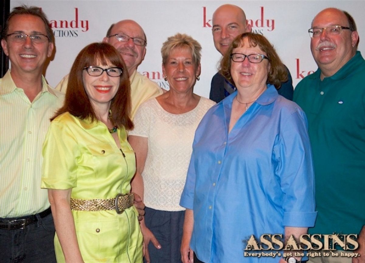 Producers of Kokandy Productions'' ASSASSINS Don Bellile, Ann Bellile, Tom Kokandy, Jan Kokandy, Scot T. Kokandy, Susan Bellile, and Dell Bellile at 