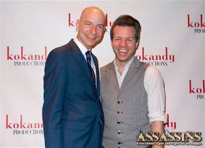 Kokandy Productions Executive Producer Scot Kokandy with ASSASSINS scenic designer Zachary Gipson @ BroadwayWorld Kokandy Productions Executive Producer Scot Kokandy with ASSASSINS scenic designer Za Photo