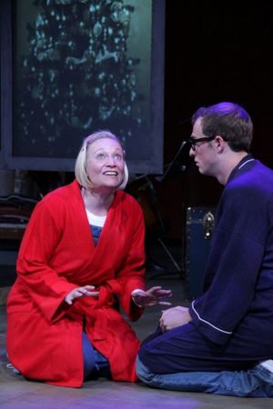 Megan Van de Hey as Jen and Casey Andree as John Photo