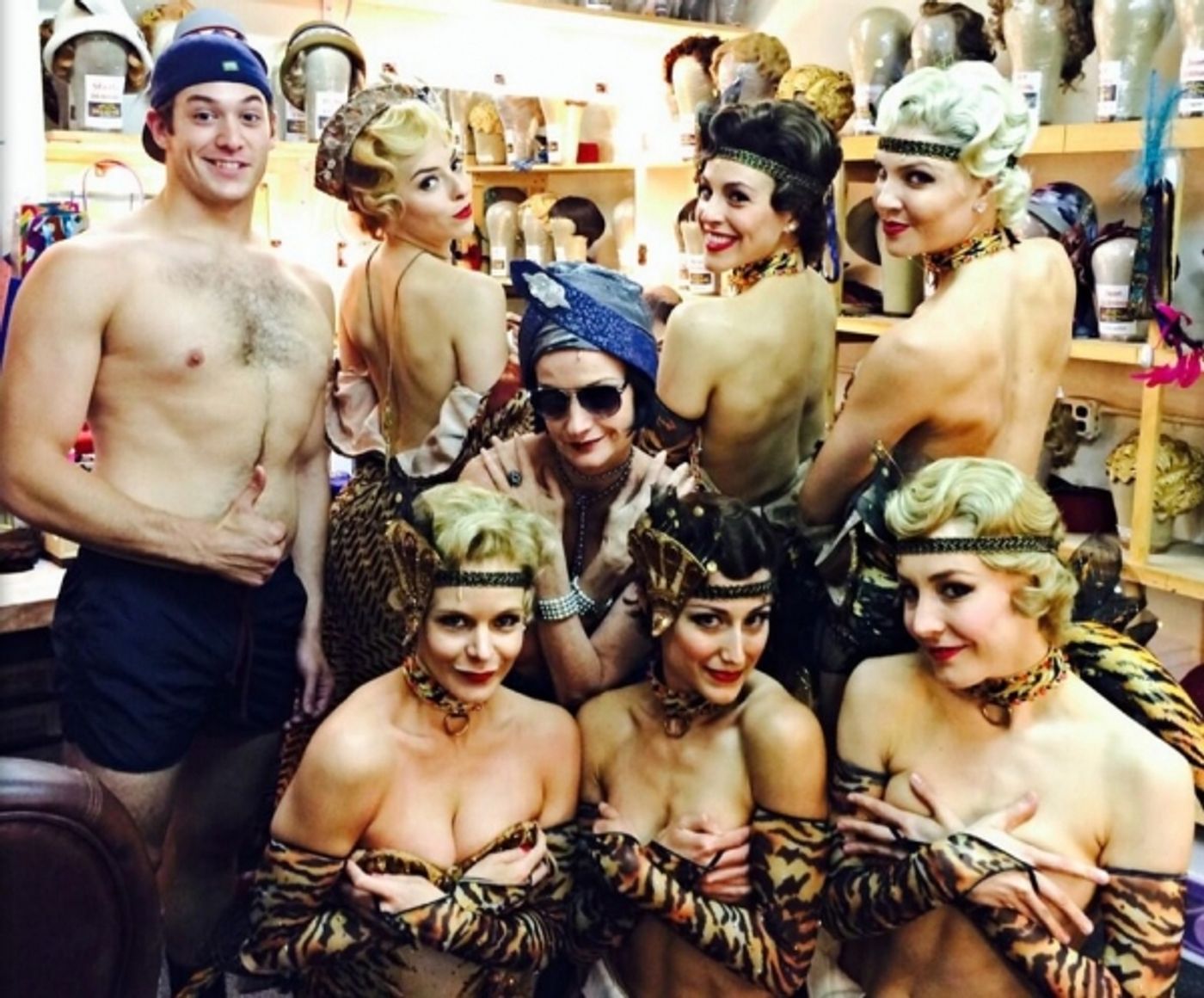 Photo Flash: Saturday Intermission Pics, June 21 - ROCKY, BULLETS, AVENUE Q and More Prep for BROADWAY BARES! Photo Flash: Saturday Intermission Pics, June 21 - ROCKY, BULLETS, AVENUE Q and More Prep for BROADWAY BARES! Image