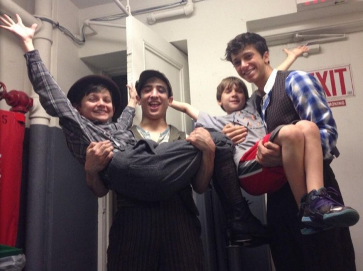 Photo Flash: Saturday Intermission Pics, June 21 - ROCKY, BULLETS, AVENUE Q and More Prep for BROADWAY BARES! Photo Flash: Saturday Intermission Pics, June 21 - ROCKY, BULLETS, AVENUE Q and More Prep for BROADWAY BARES! Image