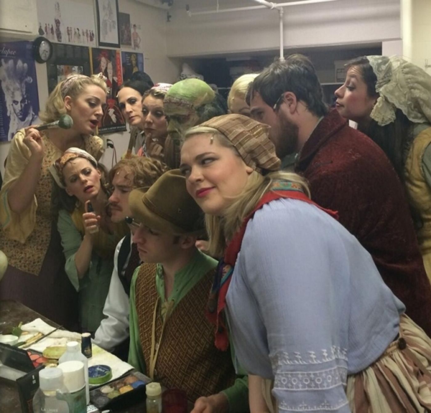 Photo Flash: Saturday Intermission Pics, June 21 - ROCKY, BULLETS, AVENUE Q and More Prep for BROADWAY BARES! Photo Flash: Saturday Intermission Pics, June 21 - ROCKY, BULLETS, AVENUE Q and More Prep for BROADWAY BARES! Image