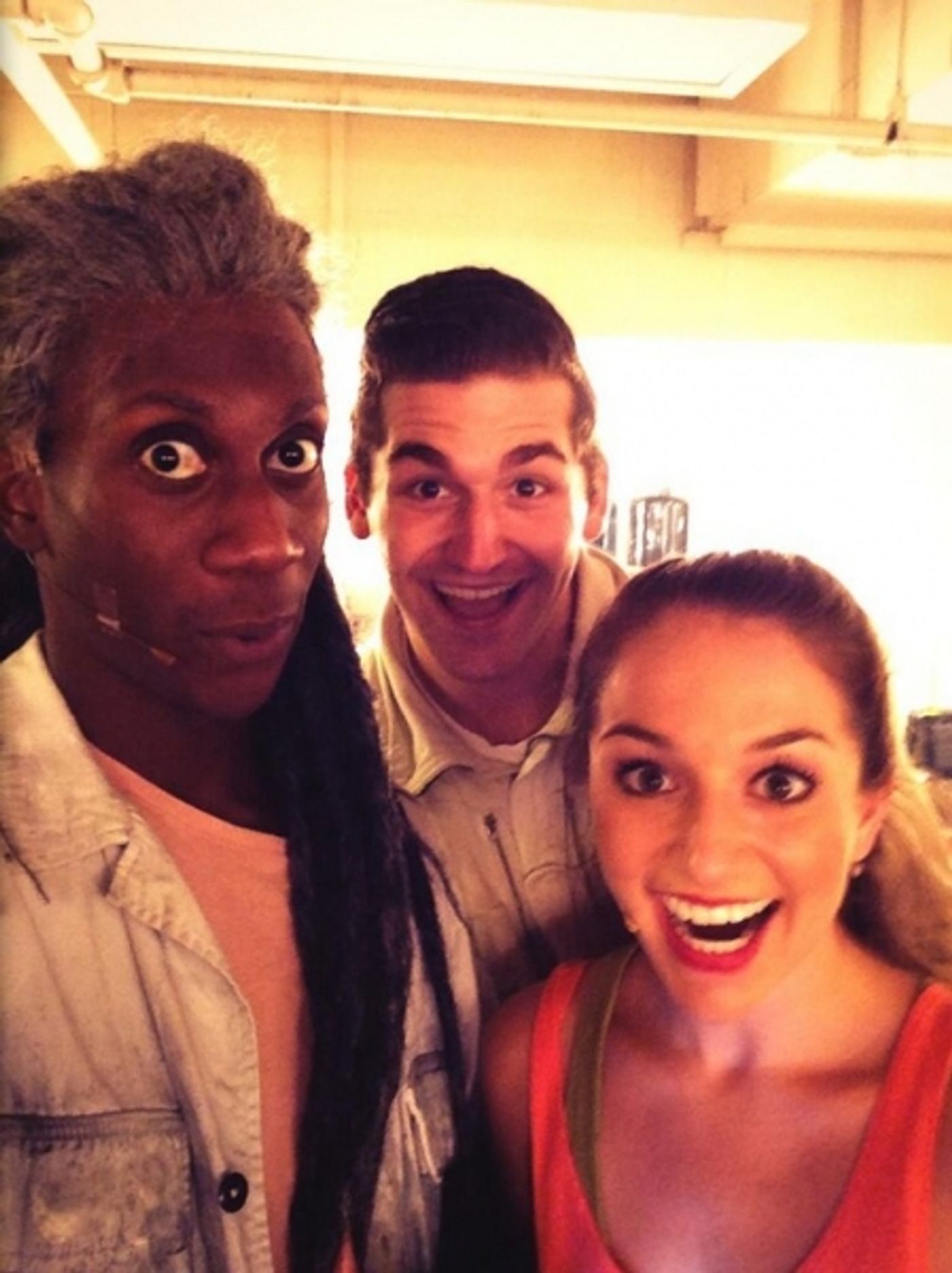 Photo Flash: Saturday Intermission Pics, June 21 - ROCKY, BULLETS, AVENUE Q and More Prep for BROADWAY BARES! Photo Flash: Saturday Intermission Pics, June 21 - ROCKY, BULLETS, AVENUE Q and More Prep for BROADWAY BARES! Image