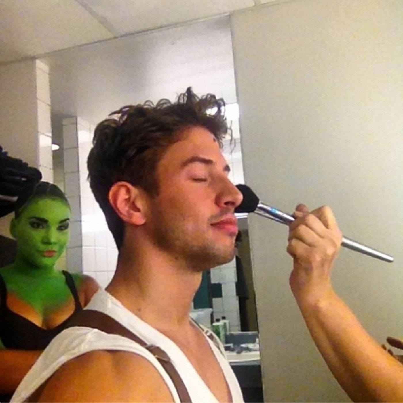 Photo Flash: Saturday Intermission Pics, June 21 - ROCKY, BULLETS, AVENUE Q and More Prep for BROADWAY BARES! Photo Flash: Saturday Intermission Pics, June 21 - ROCKY, BULLETS, AVENUE Q and More Prep for BROADWAY BARES! Image