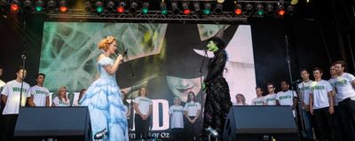 The Cast of Wicked Savannah Stevenson & Willemijn Verkaik Photo