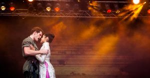 Alistair Brammer and Eva Maria Noblezada @ BroadwayWorld Alistair Brammer and Eva Maria Noblezada Photo