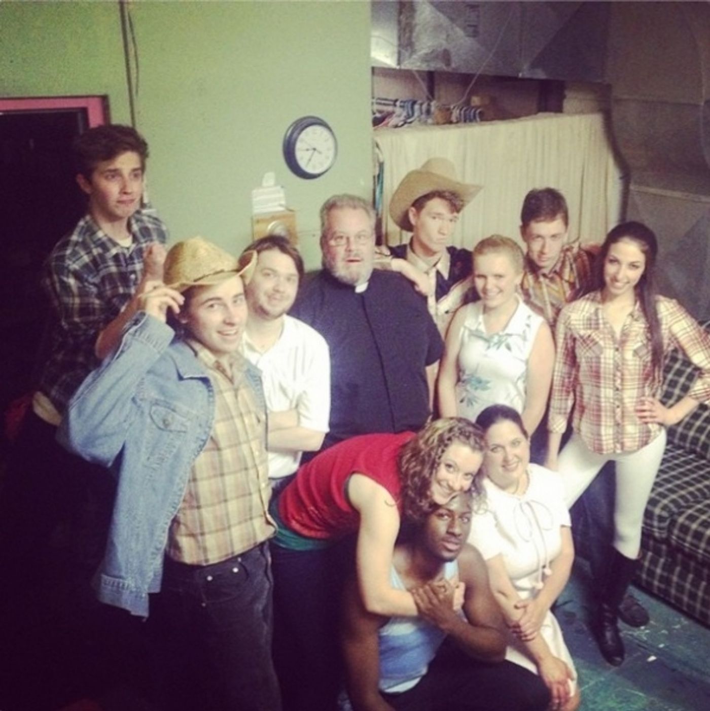 Photo Flash: Saturday Intermission Pics, June 21, Part 2 - MATILDA Hits 500, Plus NEWSIES, HERE LIES LOVE, PHANTOM and More!  Image