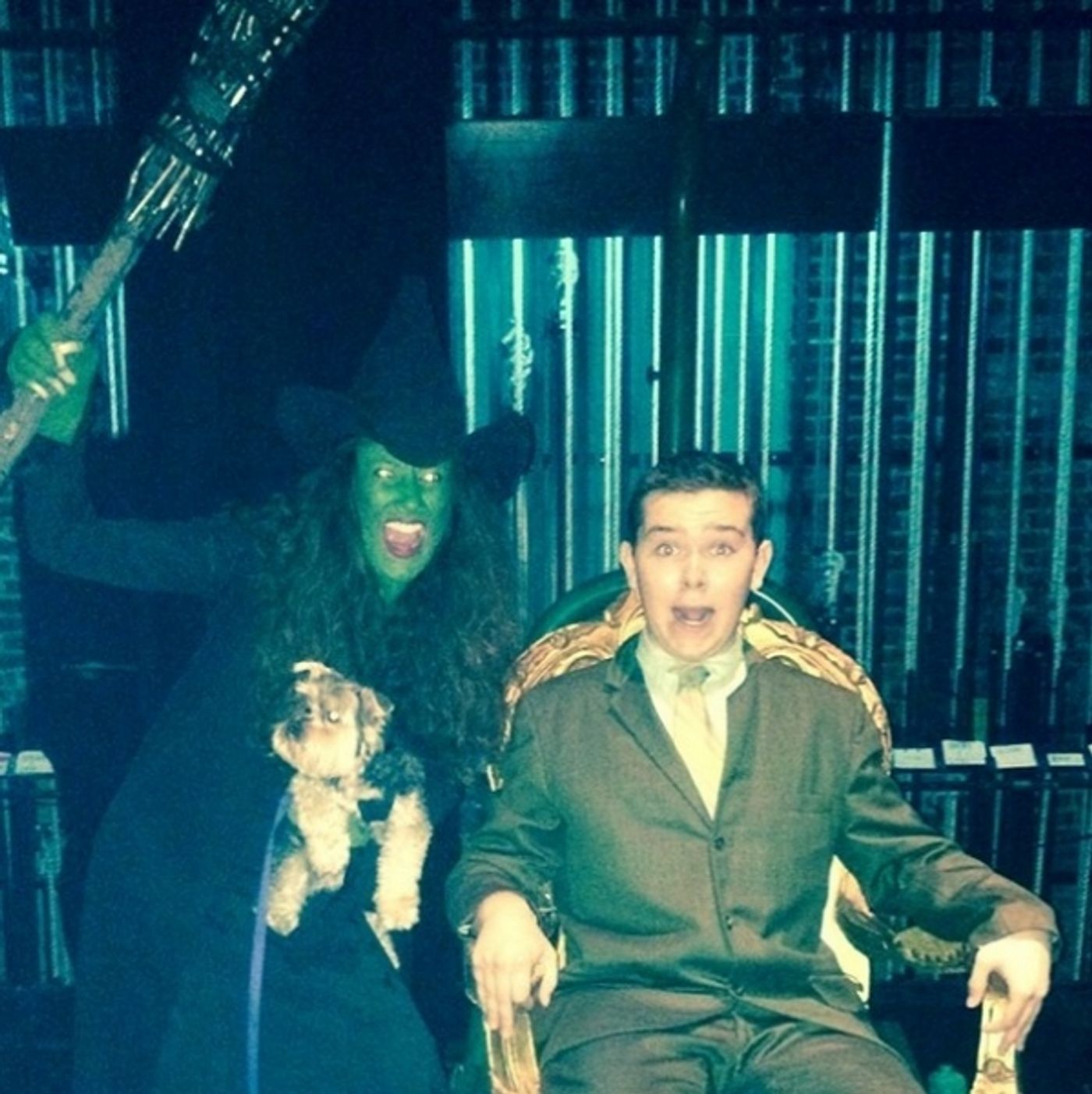 Photo Flash: Saturday Intermission Pics, June 21, Part 2 - MATILDA Hits 500, Plus NEWSIES, HERE LIES LOVE, PHANTOM and More!  Image