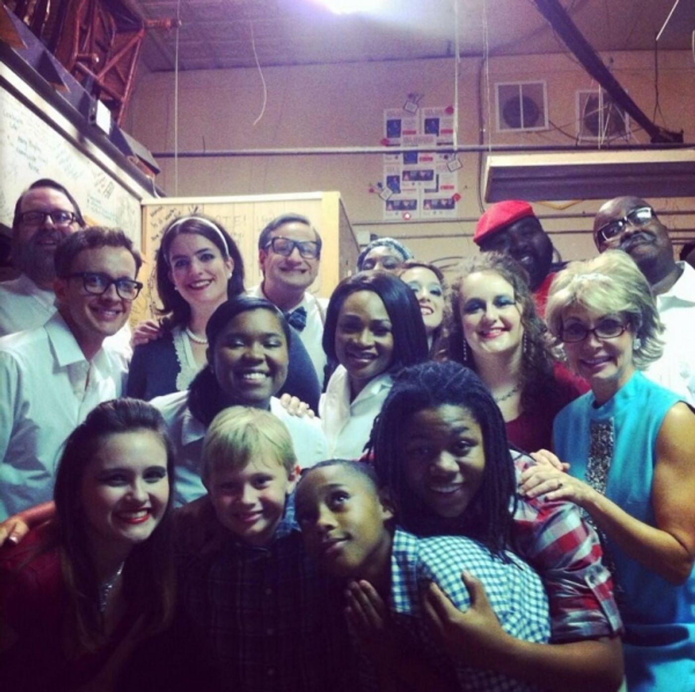 Photo Flash: Saturday Intermission Pics, June 21, Part 2 - MATILDA Hits 500, Plus NEWSIES, HERE LIES LOVE, PHANTOM and More!  Image