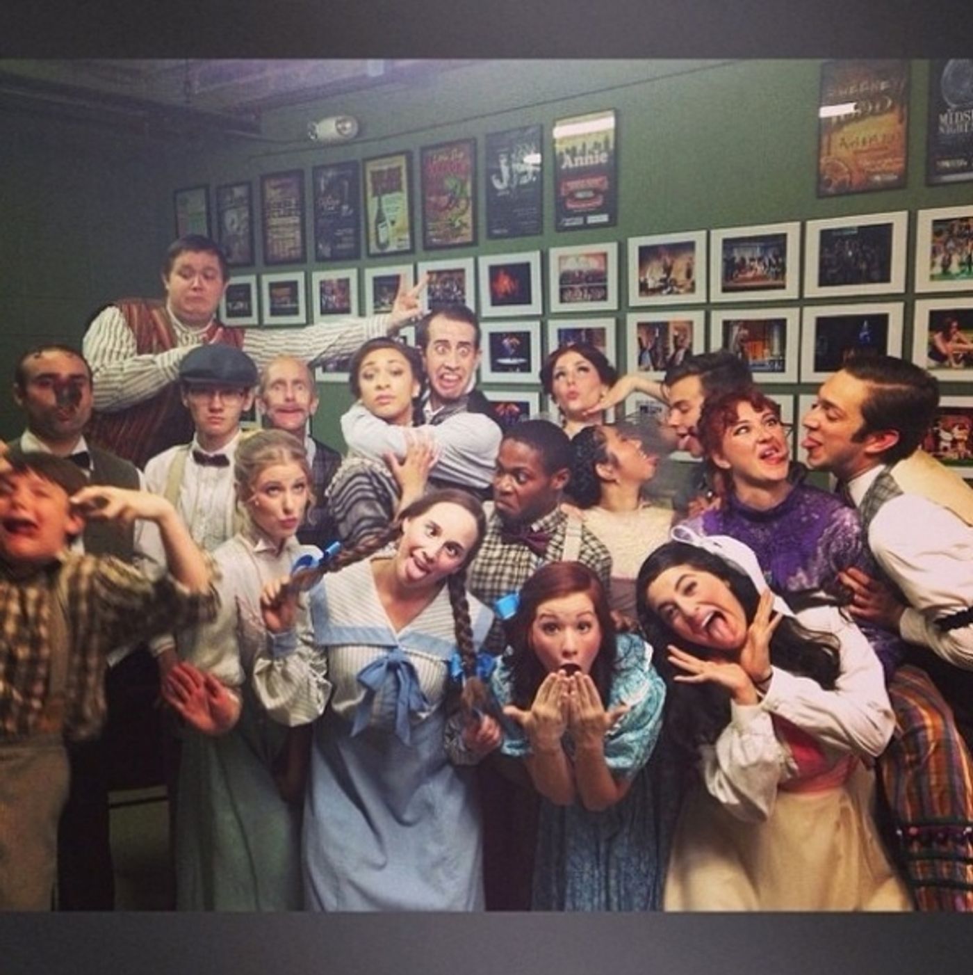 Photo Flash: Saturday Intermission Pics, June 21, Part 2 - MATILDA Hits 500, Plus NEWSIES, HERE LIES LOVE, PHANTOM and More!  Image