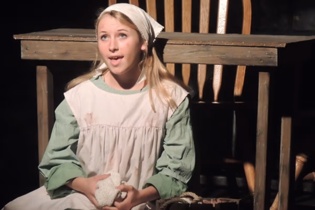 ''Castle on a Cloud'' - Sarah Szukalski as Young Cosette at First Look at LES MISERABLES at Way Off Broadway Dinner Theatre