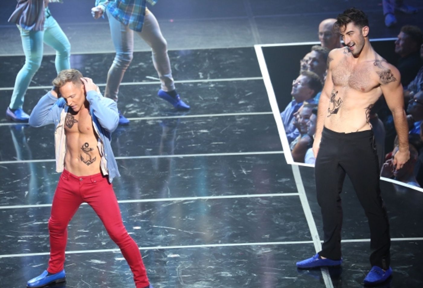 Photo Coverage: Brandon Rubendall & BROADWAY BARES Company Channels Elvis at ROCK HARD!  Image