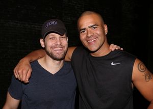 Ben Thompson and Christopher Jackson @ BroadwayWorld Ben Thompson and Christopher Jackson Photo