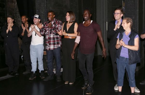 Saul Williams with cast and guests  Photo