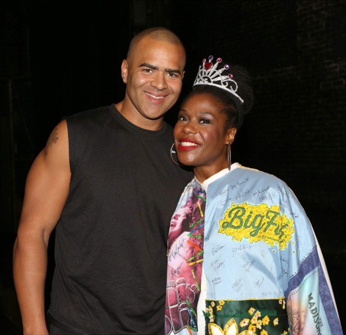 Christopher Jackson and Tracee Beazer  at 