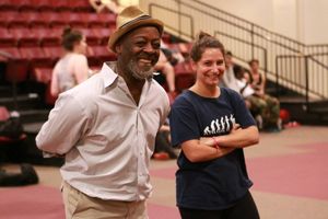 Otis Sallid and BDF Student @ BroadwayWorld Otis Sallid and BDF Student Photo