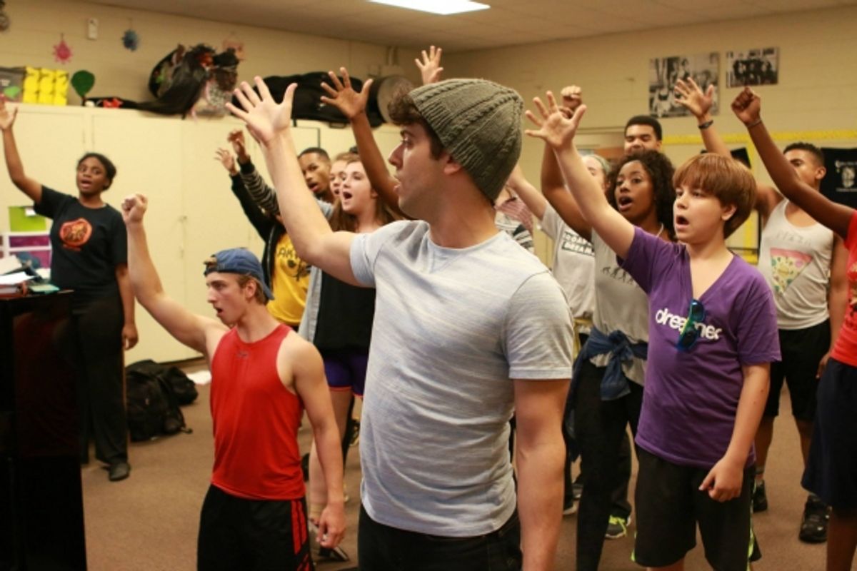 Marshall Pailet and BDF Students at 