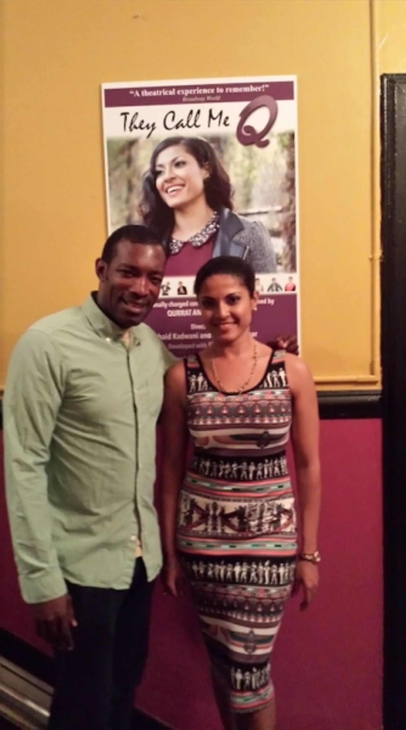 Photo Flash: DOODU BOY's Stefhen Bryan Visits THEY CALL ME Q Off-Broadway  Image