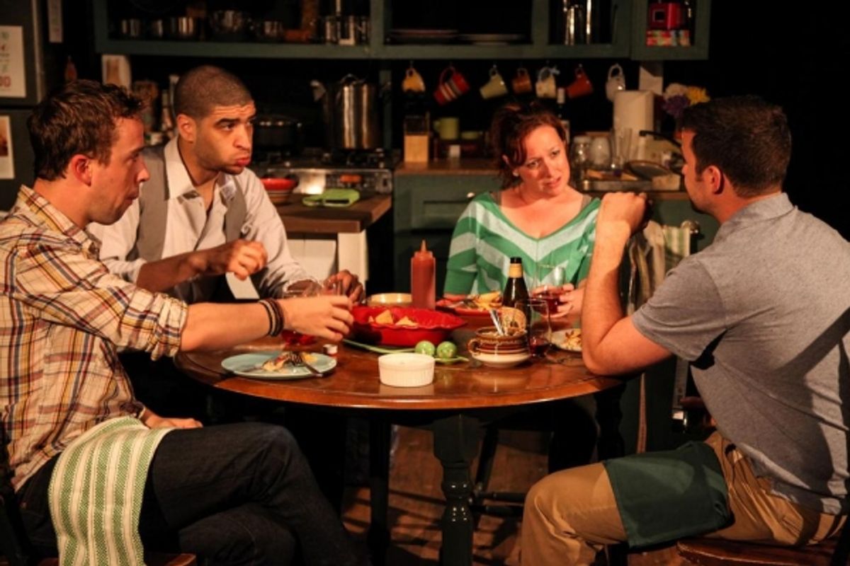 Will Von Vogt, Blake Russell, Lauren Pizzi and Brian Crawford at 