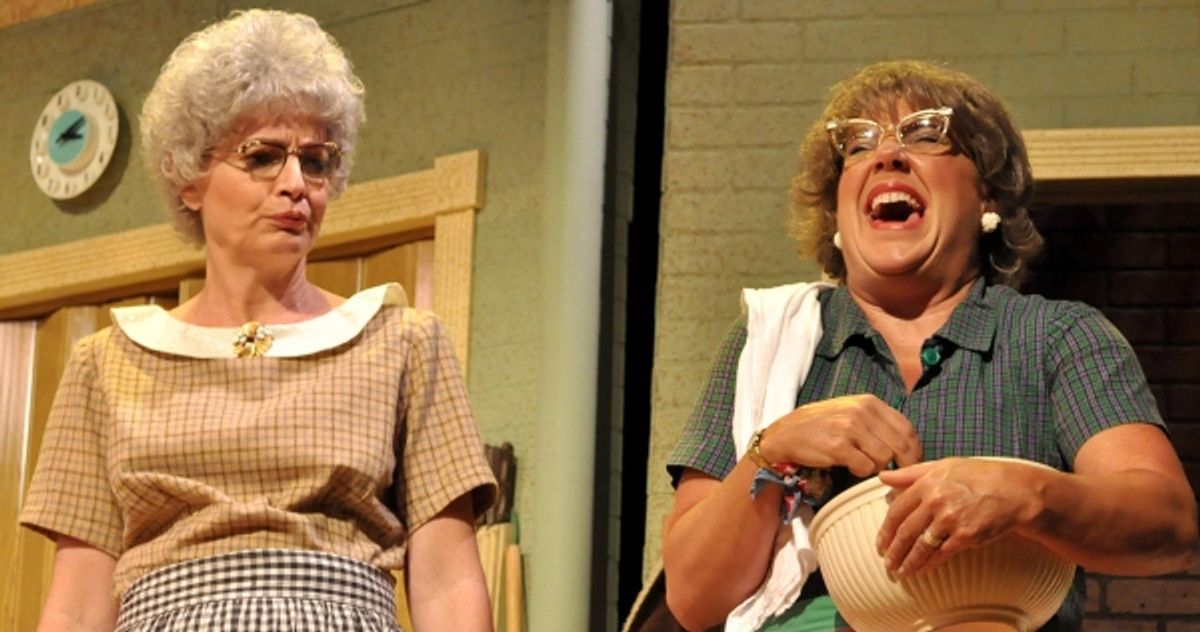 Licia Watson as Vivian and Karen Pappas as Mavis at 