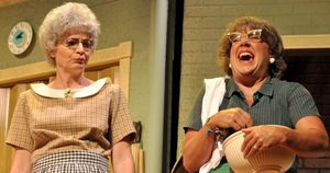 Licia Watson as Vivian and Karen Pappas as Mavis Photo