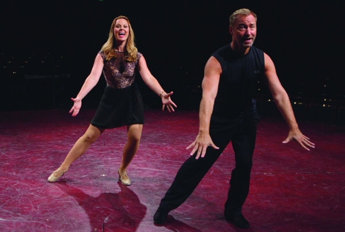 Kate Levering (Cassie) and Randy Slovacek (Choreographer)  at 