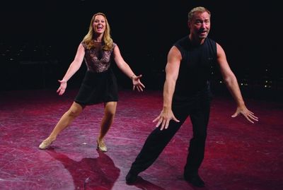 Kate Levering (Cassie) and Randy Slovacek (Choreographer)  Photo