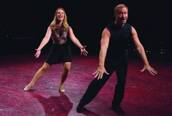 Kate Levering (Cassie) and Randy Slovacek (Choreographer)  Photo