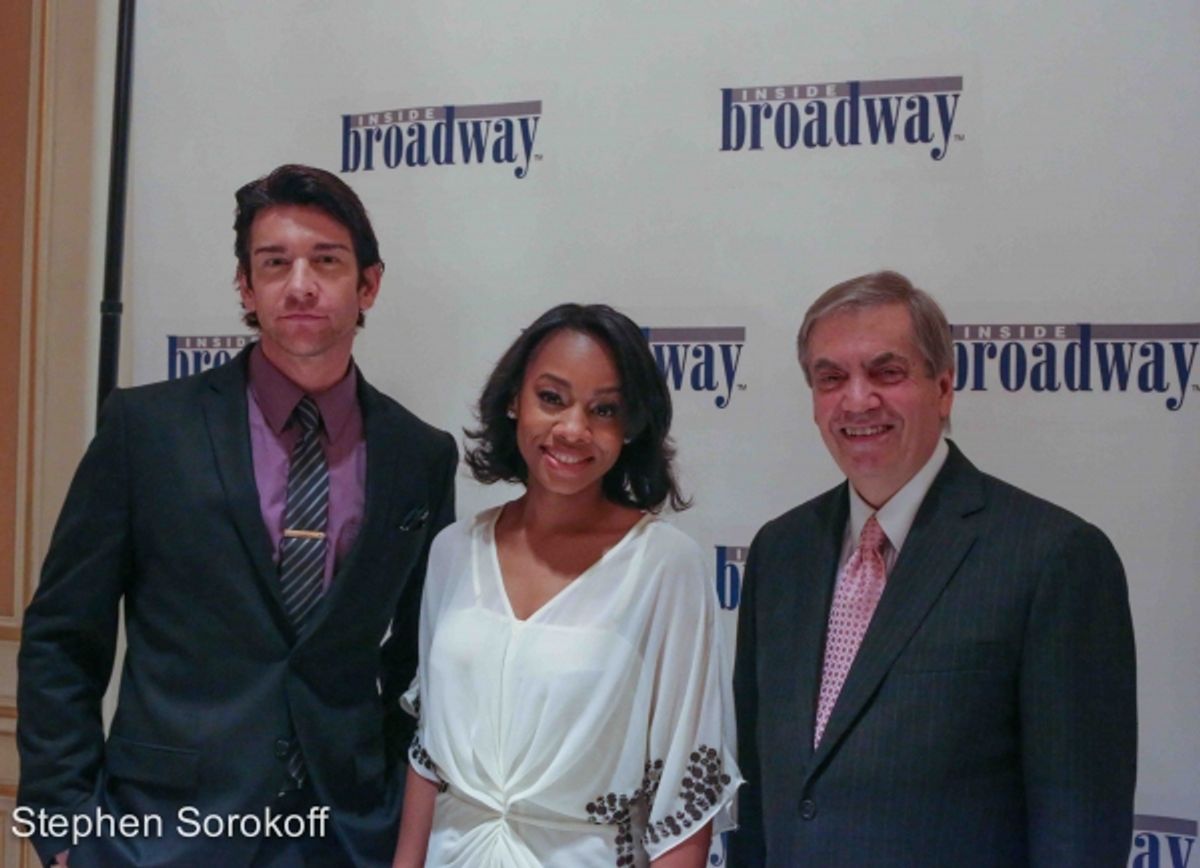 Andy Karl, Anika Noni Rose, Michael Presser, Executive Director Inside Broadway at 