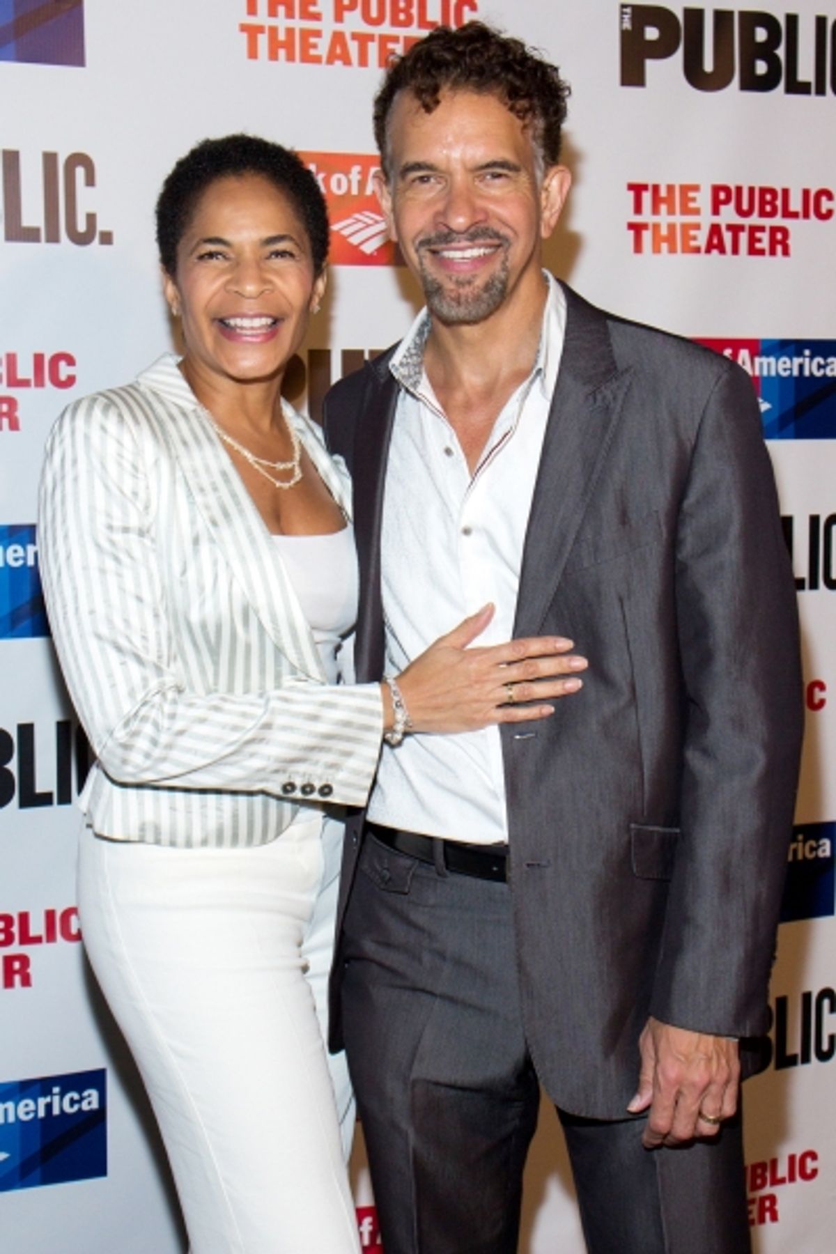 Allyson Tucker, Brian Stokes Mitchell at 