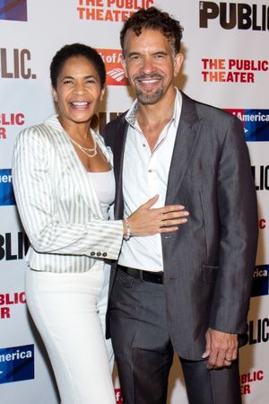 Allyson Tucker, Brian Stokes Mitchell Photo