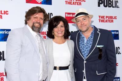 Oskar Eustis, Connie Verducci, Patrick Willingham Photo