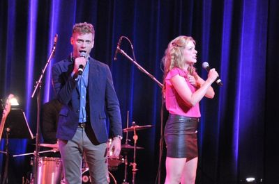 Barrett Foa and Jillian Louis Photo