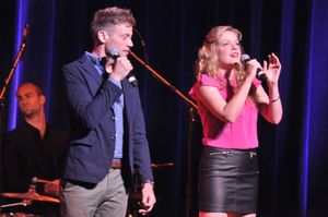 Barrett Foa and Jillian Louis Photo