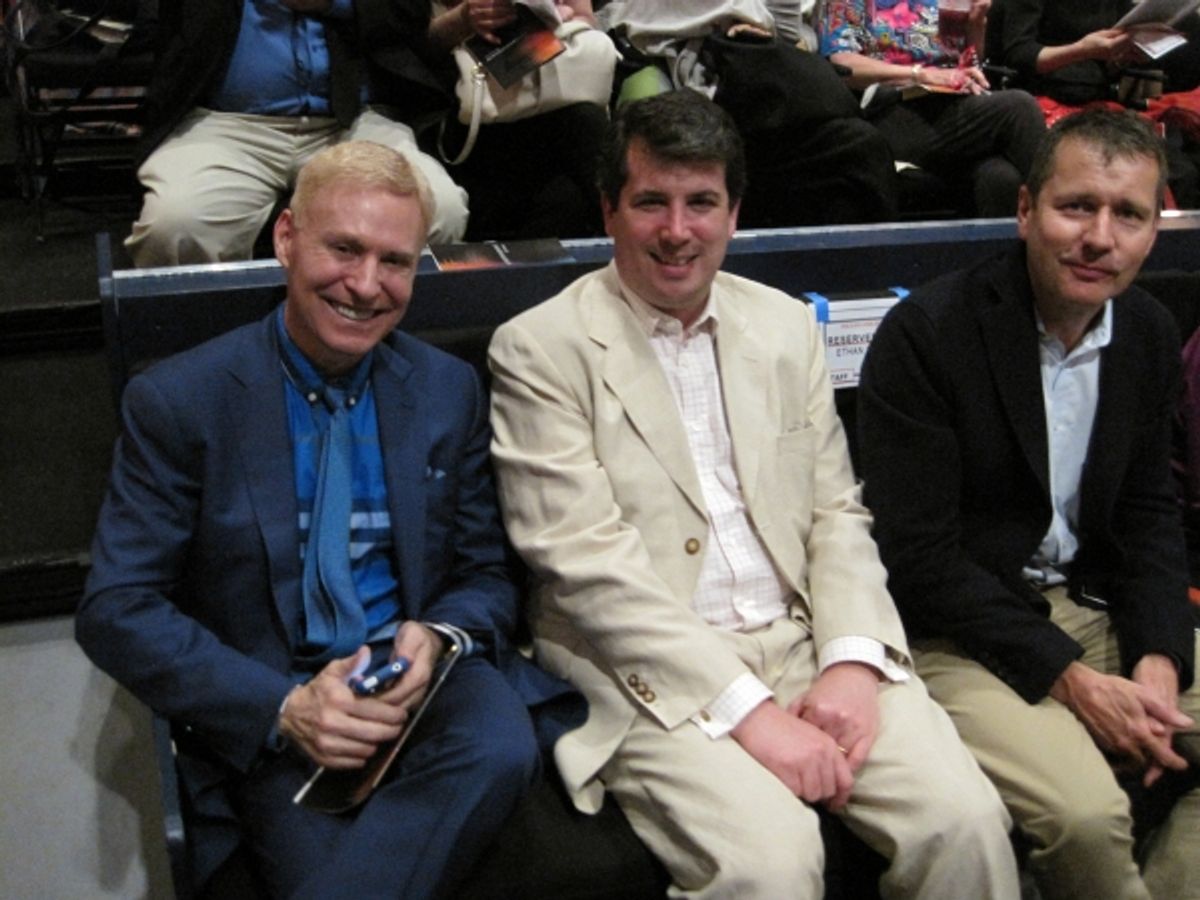 Richard Weinberg, Ethan Litwin and Mark Brookes at 